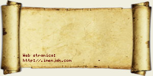 Vladana Stojaković vizit kartica